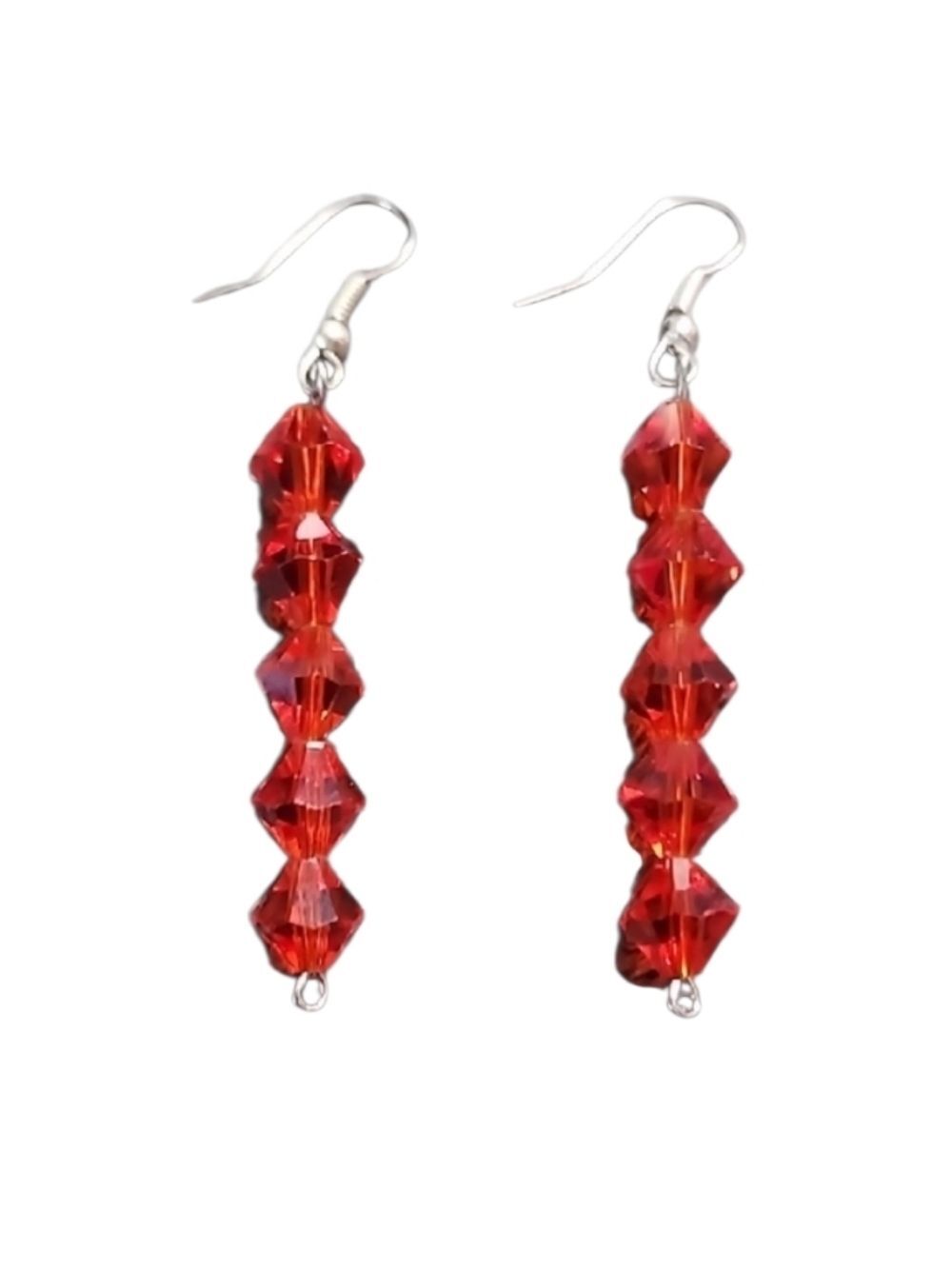 π₯4 for $20π₯Elegant Red Crystal Drop Earrings